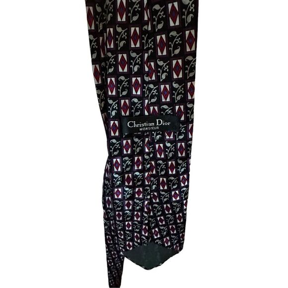 Men’s Vintage Christian Dior Tie - Picture 4 of 5